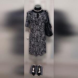 Chico's floral shift dress